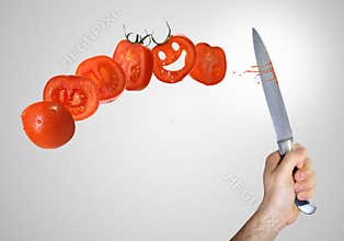 Tomato cut