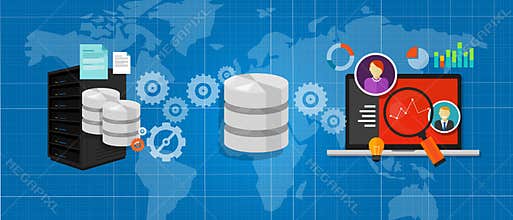 Data integration database connect media files chart analysis