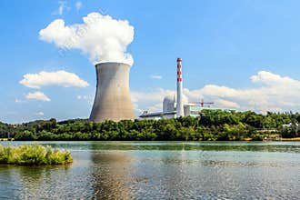Nuclear Power Station at Leibstadt, Switzerland.