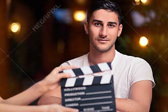 Professional Actor Ready for a Shoot