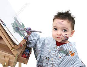 Boy Child Painting 04