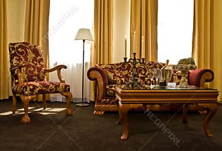 Matching antique furniture