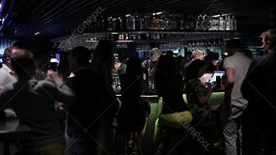 Hangout at the nightclub