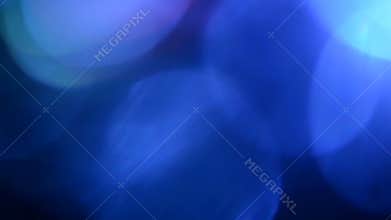Blue, blurred, bokeh lights background 1080p loop