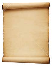 Old antique scroll paper
