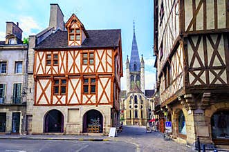 Old town of Dijon, Burgundy, France