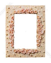 Roses-and-Pearls Frame