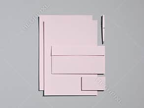 Pink branding mockup