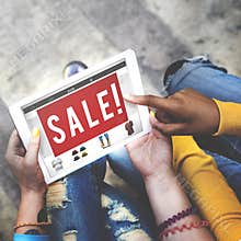 Advertise Commercial Digital Device Marketing Networking Concept