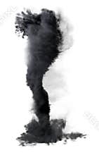 Tornado illustration isolated on white background
