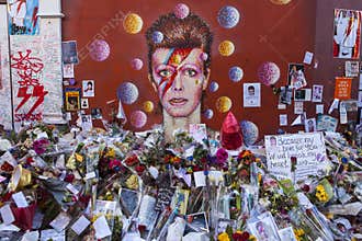 David Bowie Mural in Brixton