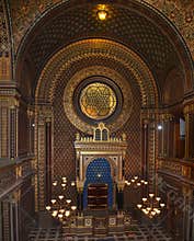 Ark ancient synagogue in Prague.