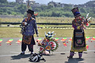 China North Sichuan Qiang costumes.
