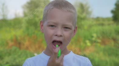Children take medicines for allergies