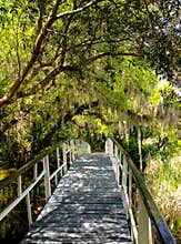 White bridge in Charleston, South Carolina