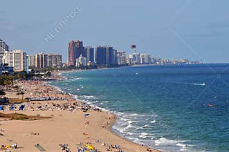 View of Fort Lauderdale With Beach