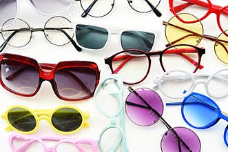 Modern fashionable sunglasses