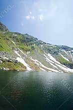 Balea Lake in Romania