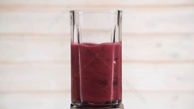 Berries appear in a blender