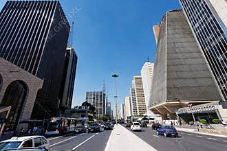 Paulista Avenue Sao Paulo Brazil