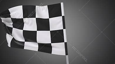 Slow-motion video flapping flag in full HD