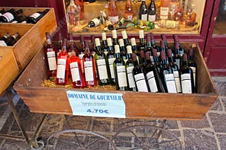 French wine shop