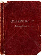 Old Leather Bible cover