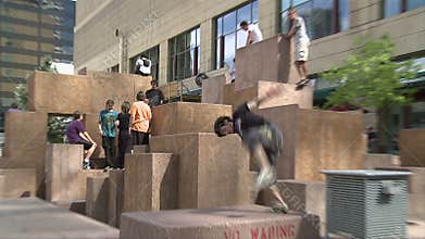 Parkour Athletes in Denver