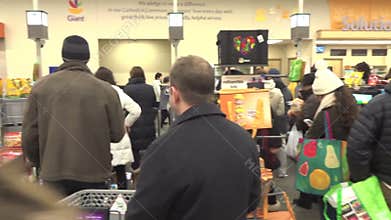 Last Minute Shopping Before the Storm