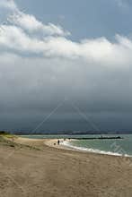 Storm Clouds Sydney city Botany Bay