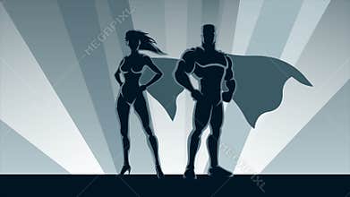 Superhero Couple Loop