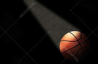 Basketball on the court