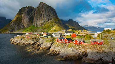 Reine fishing village in Lofoten Islands, Norway