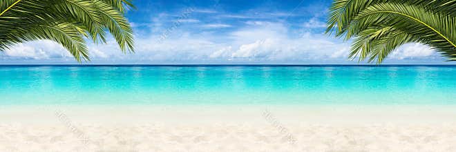Paradise beach background