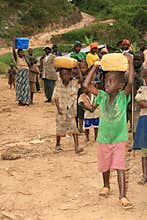 2nd Nov 2008. Refugees from DR Congo