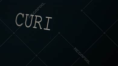Typing word curiosity