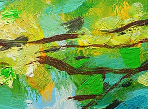 Abstract oil painting background