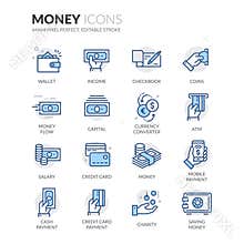 Line Money Icons
