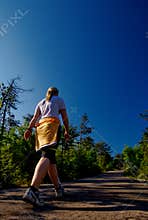 Girl walking