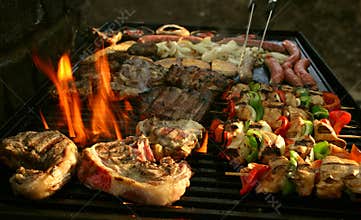 Grilling for friend and family