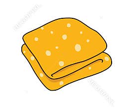 Blanket illustration vector isolated