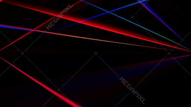Glowing rays motion disco lights neon pink lines