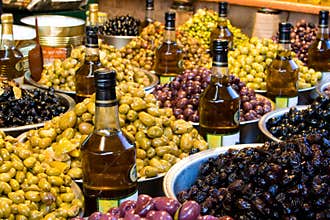MARKET: OLIVES AND OIL