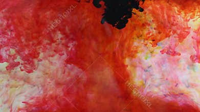 Colors in the water create interesting textures and patterns