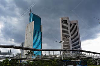 Buidings in Central Business District in Jakarta.