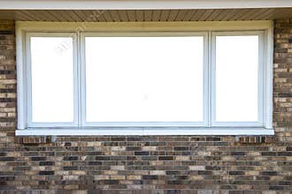 House, Home, Front Window, Isolated