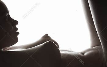 Beauty woman nude