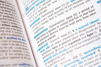 Dictionary - Quarantine word definition