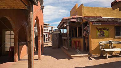 Wild West town movie set and park in Tombstone, Arizona