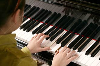 Piano Playing Child